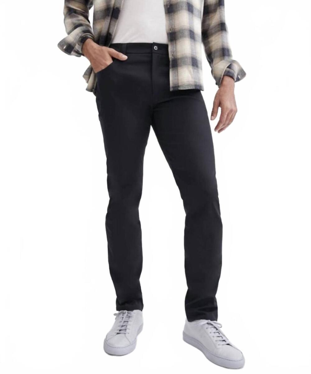 NEW 7 FOR ALL MANKIND adrien 5 pocket tech series jean in black